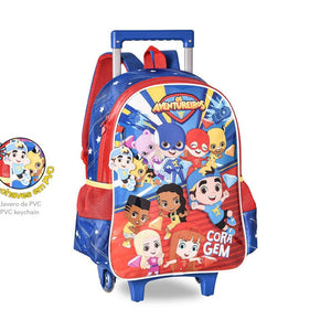 Mochila c/ trolley Luccas Neto 40cm - Papelaria Encantada