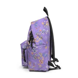 Mochila Eastpak Padded Pakr Flora Fade Lilac - Papelaria Encantada