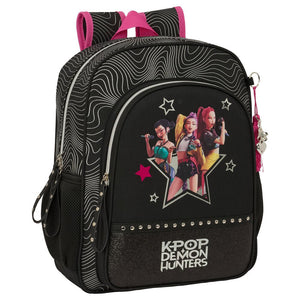 Mochila Energy Kpop Demon Hunters adaptavel a trolley 38cm - Papelaria Encantada