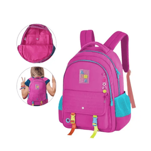 Mochila Luluca Rosa - Papelaria Encantada
