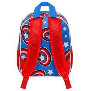 Mochila Pré-escolar Capitão America - Papelaria Encantada