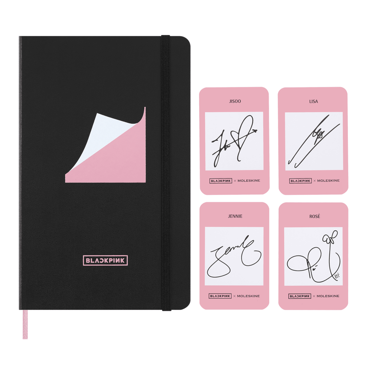 Moleskin Blackpink notebook - Edi. Limitada - Papelaria Encantada