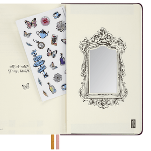 Moleskine Alice no pais das maravilhas capa dura liso Ed. Limitada - Papelaria Encantada