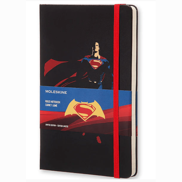 Moleskine Batman Vs Superman - Superman - Papelaria Encantada