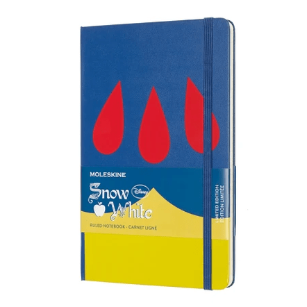 Moleskine Branca de Neve - Dress - Papelaria Encantada