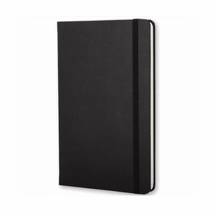 Moleskine Clássico Preto grande 13x21 quadriculado - Papelaria Encantada