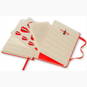 Moleskine Coca - cola ed. limitada Liso 9x14 liso - Papelaria Encantada