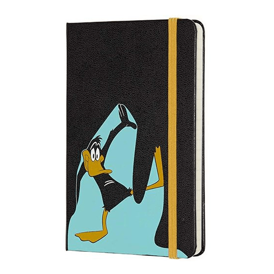 Moleskine Daffy Duck - Bolso Pautado - Papelaria Encantada