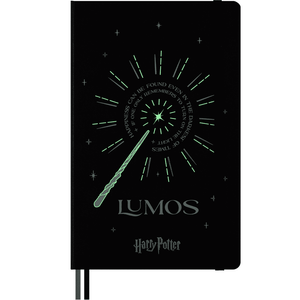 Moleskine Harry Potter - Lumus - Edi. Limitada - Papelaria Encantada