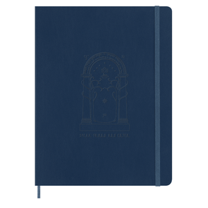 Moleskine O Senhor dos Anéis – Caderno XL Pautado com Capa Flexível - Papelaria Encantada