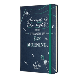 Moleskine Peter Pan Grande - Piratas - Papelaria Encantada