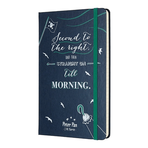 Moleskine Peter Pan Grande - Piratas - Papelaria Encantada