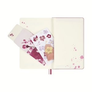 Moleskine sakura ed. limitada grande 13x21 liso - Papelaria Encantada