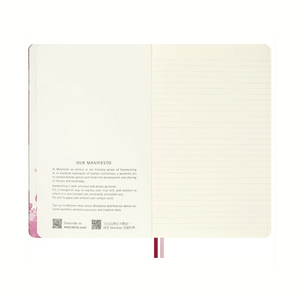 Moleskine Sakura ed. limitada grande pautado 13x21 - Papelaria Encantada