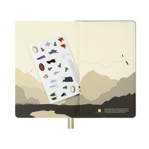 Moleskine Senhor dos Aneis Pautado - Papelaria Encantada