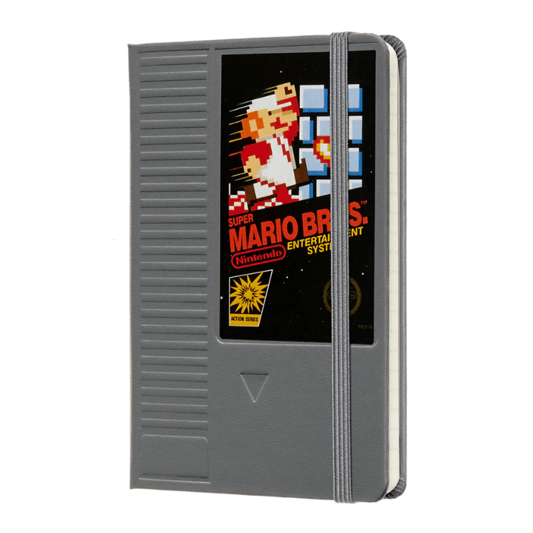 Moleskine Super Mário Nes Cartridge - Bolso - Papelaria Encantada