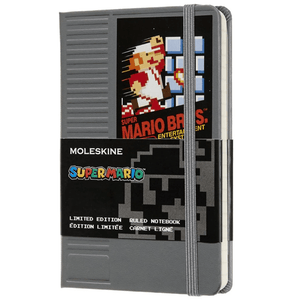 Moleskine Super Mário Nes Cartridge - Bolso - Papelaria Encantada