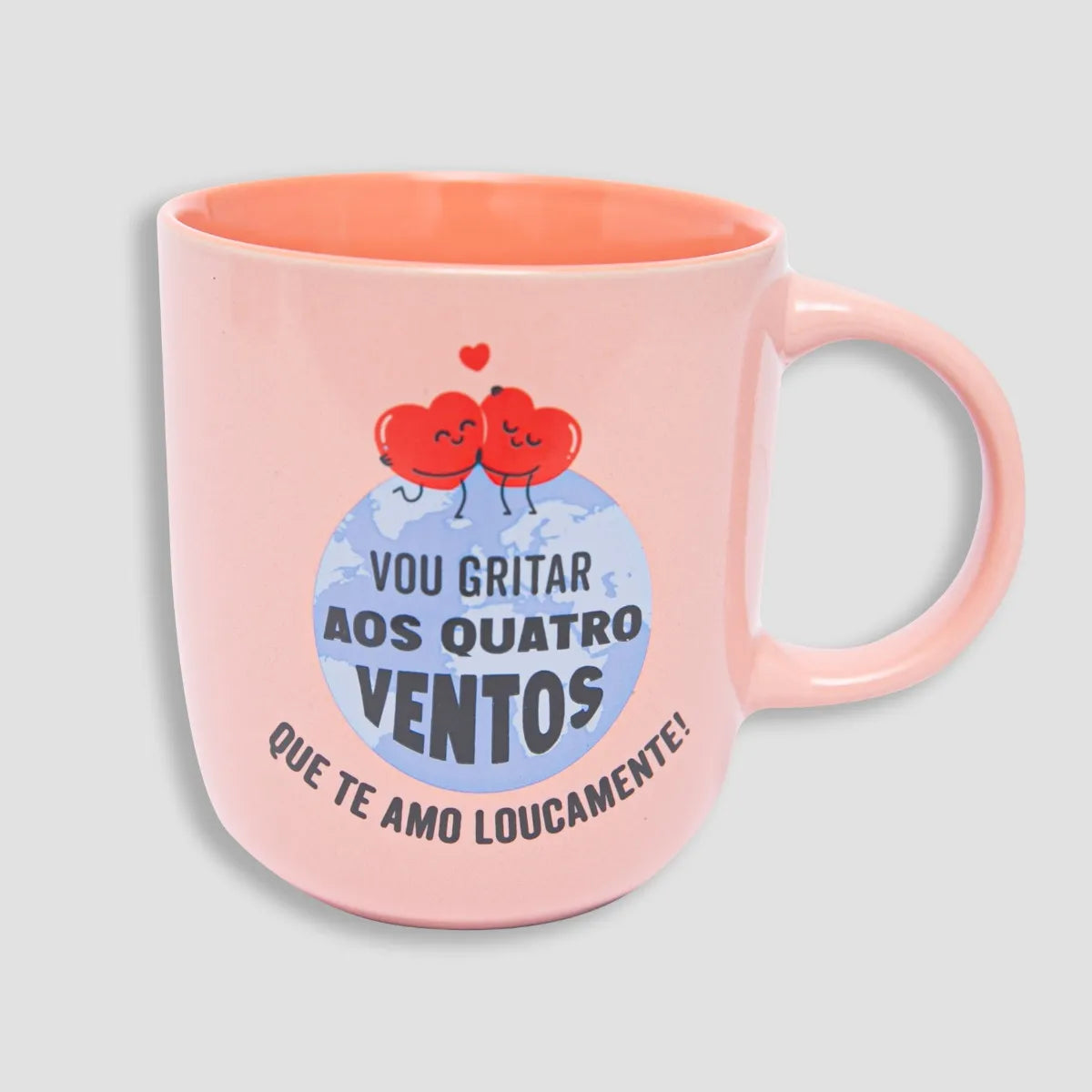 Caneca - Vou gritar aos quatro ventos que te amo loucamente! Mr.Wonderful