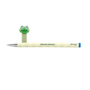 Caneta apagável Bo-Bo James, a rã — Feeling froggy — detalhe 3