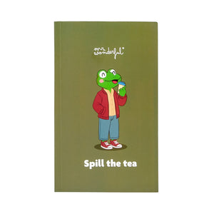 Bloco de notas Rã — Spill the tea — vista principal