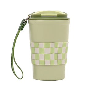 Copo térmico Rã 420 ml — No drama, just Matcha — detalhe 2