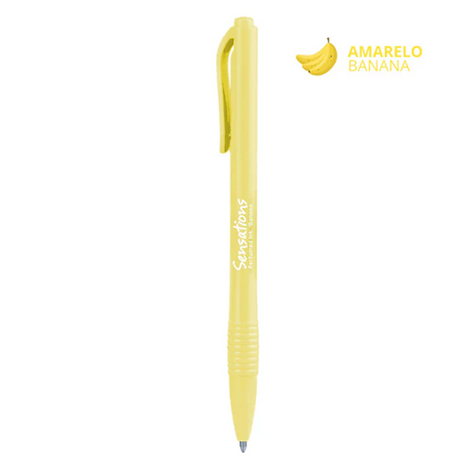 Esferográfica clic Sensations perfumada Banana