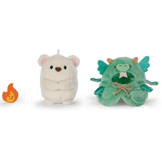 Nici - Mymochi Fairy | Urso Polar Snono, c/fantasia de dragão - Papelaria Encantada