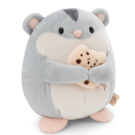 Nici - Mymochi Hello Edition, Hamster Chai 16cm, c/bolacha em caixa - Papelaria Encantada