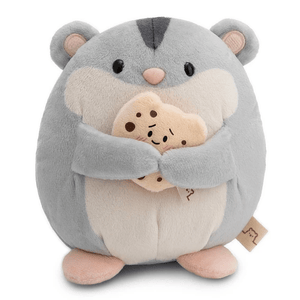 Nici - Mymochi Hello Edition, Hamster Chai 16cm, c/bolacha em caixa - Papelaria Encantada