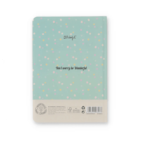 Notebook A5 Mr Wonderful - Print pontinhos - Papelaria Encantada