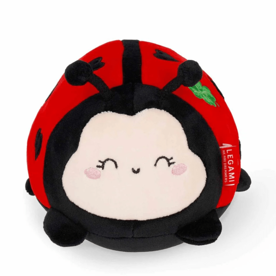 Peluche mini pelúcia - Super macio Joaninha Legami - Papelaria Encantada