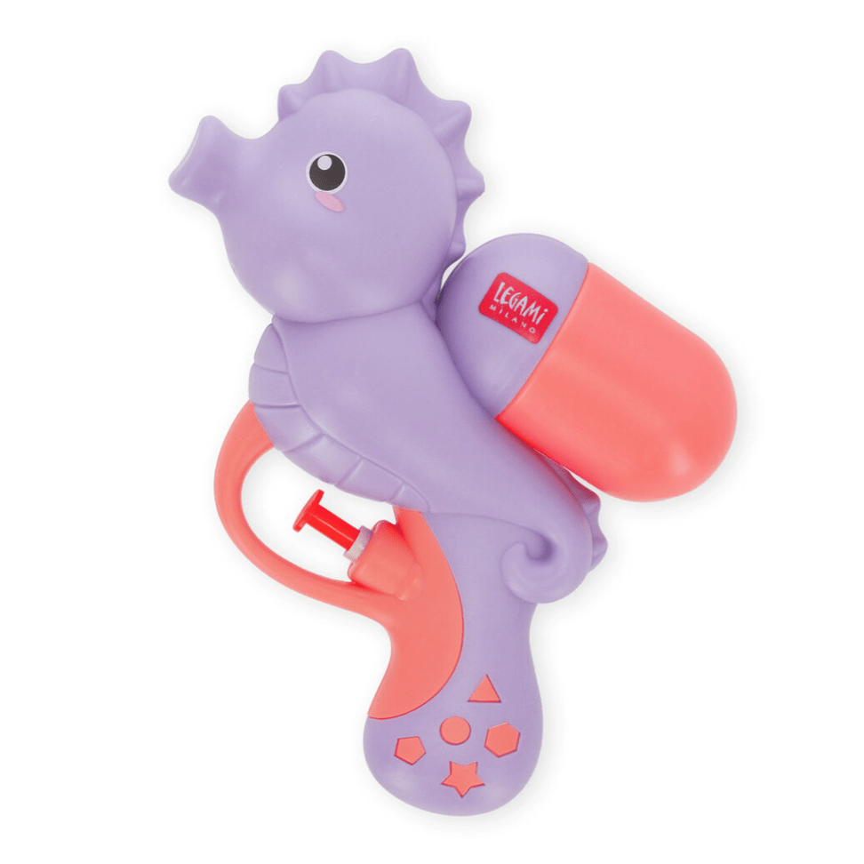 Pistola de água Cavalo Marinho para crianças - Legami - Papelaria Encantada