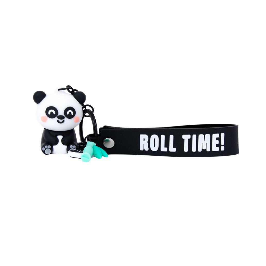 Porta - chaves com pendente Panda - Roll time! - Mr. Wonderful - Papelaria Encantada
