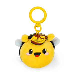 Porta - chaves de peluche abelha - Pequeno e super macio! - Papelaria Encantada