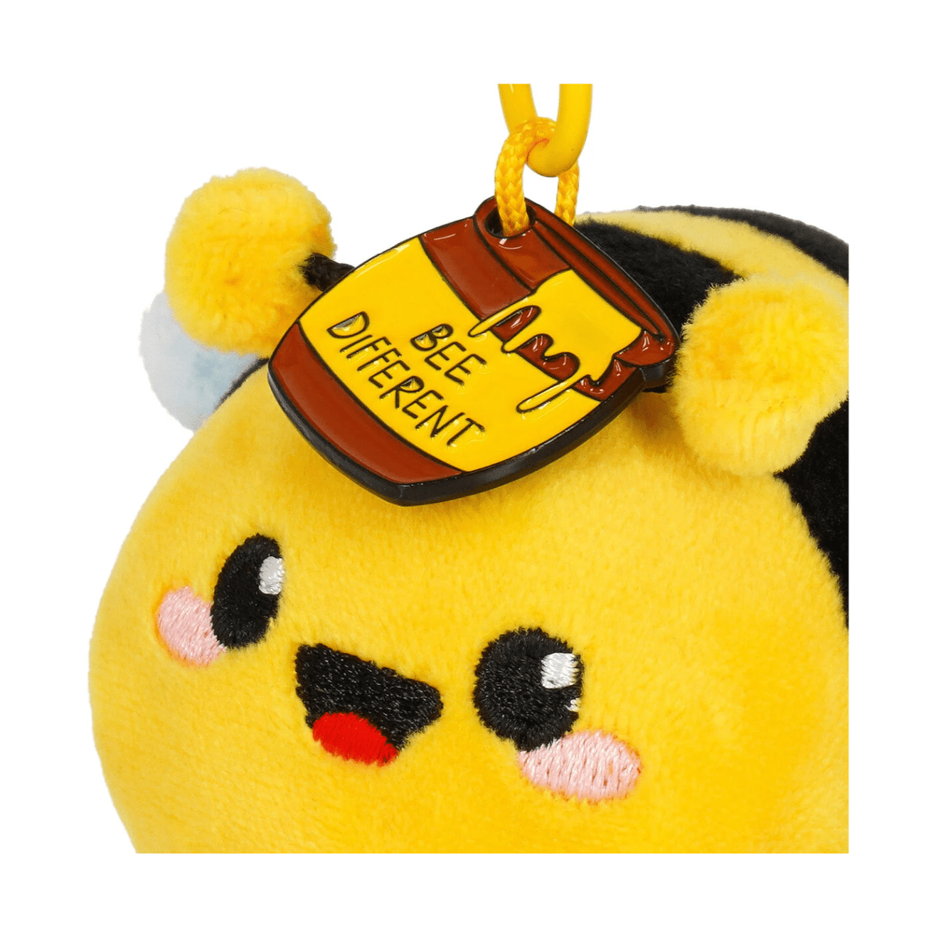 Porta - chaves de peluche abelha - Pequeno e super macio! - Papelaria Encantada