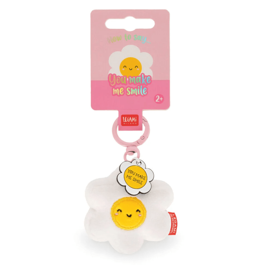 Porta - chaves de peluche daisy - Pequeno e super macio! - Papelaria Encantada