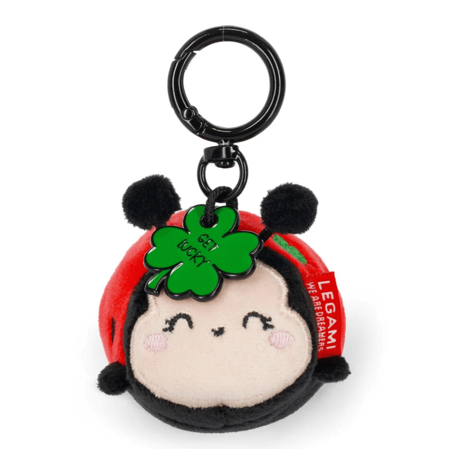 Porta - chaves de peluche Joaninha - Pequeno e super macio! - Papelaria Encantada