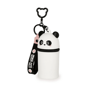Porta - moedas Panda com porta - chaves - Mini Kawaii - Papelaria Encantada