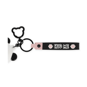 Porta - moedas Panda com porta - chaves - Mini Kawaii - Papelaria Encantada
