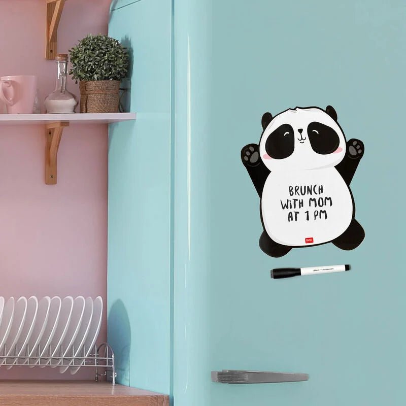 Quadro branco magnético Panda Legami - Papelaria Encantada