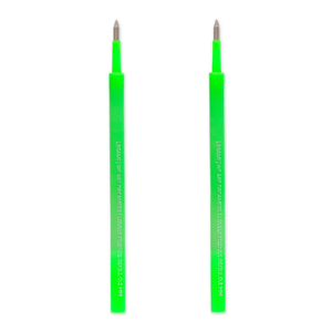Recargas Canetas Lovely Friends Legami - Verde neon 2 Unidades - Papelaria Encantada