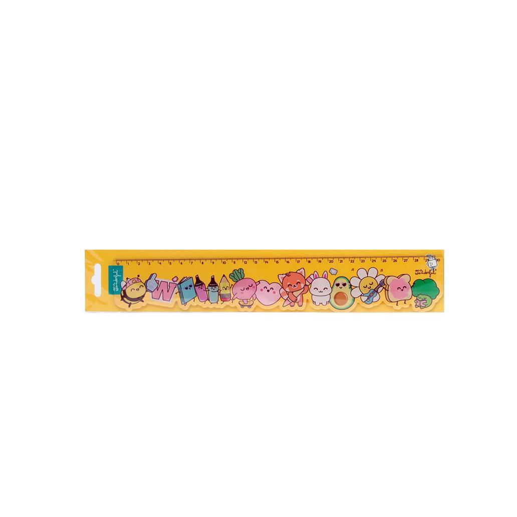Régua 30cm - Wonder Comic - Mr. Wonderful - Papelaria Encantada
