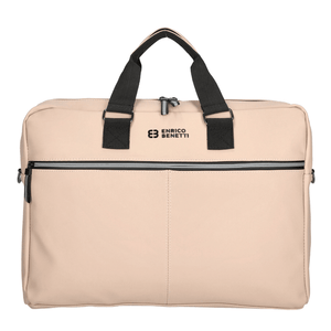 Saco tiracolo impermeável bergen rosa pastel Enrico Benetti c/comp. 17" - Papelaria Encantada