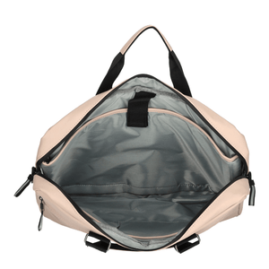 Saco tiracolo impermeável bergen rosa pastel Enrico Benetti c/comp. 17" - Papelaria Encantada