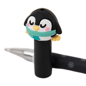 Set de 3 esferográficas apagáveis Bo - Bo - Pai Natal, pinguim e rena Mr. Wonderful - Papelaria Encantada