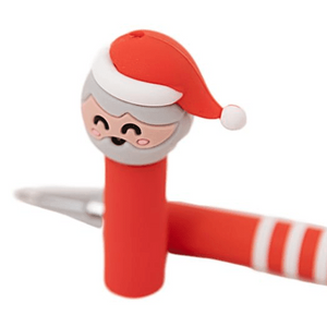 Set de 3 esferográficas apagáveis Bo - Bo - Pai Natal, pinguim e rena Mr. Wonderful - Papelaria Encantada