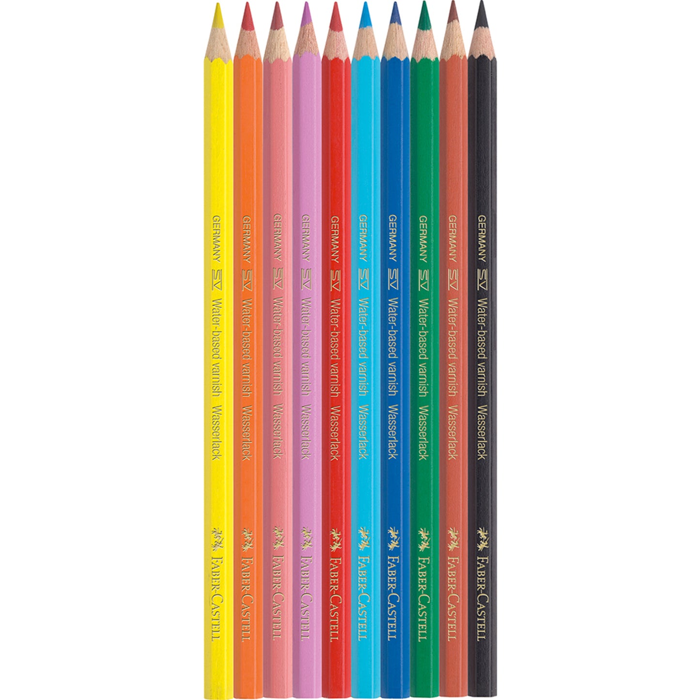 Lápis de Cor, Corpo Hexagonal 12 Cores FABER-CASTELL
