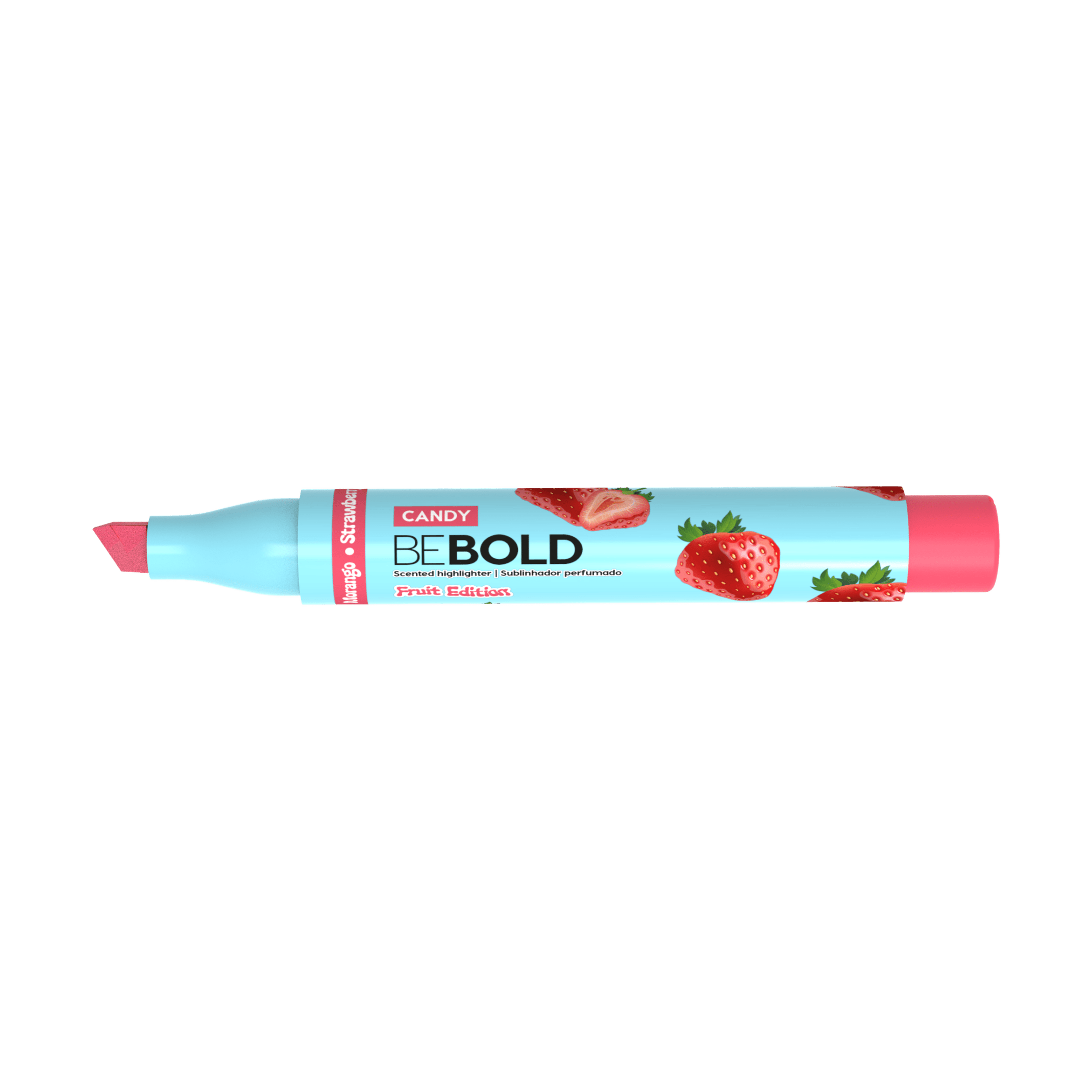 Sublinhador BeBold Perfumado Morango Newpen - Papelaria Encantada