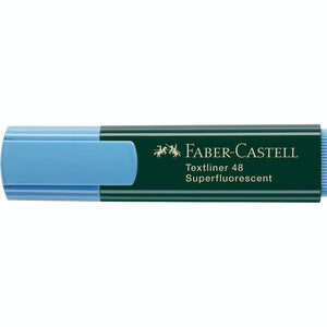 Sublinhador Faber-Castell Textliner Azul - Papelaria Encantada