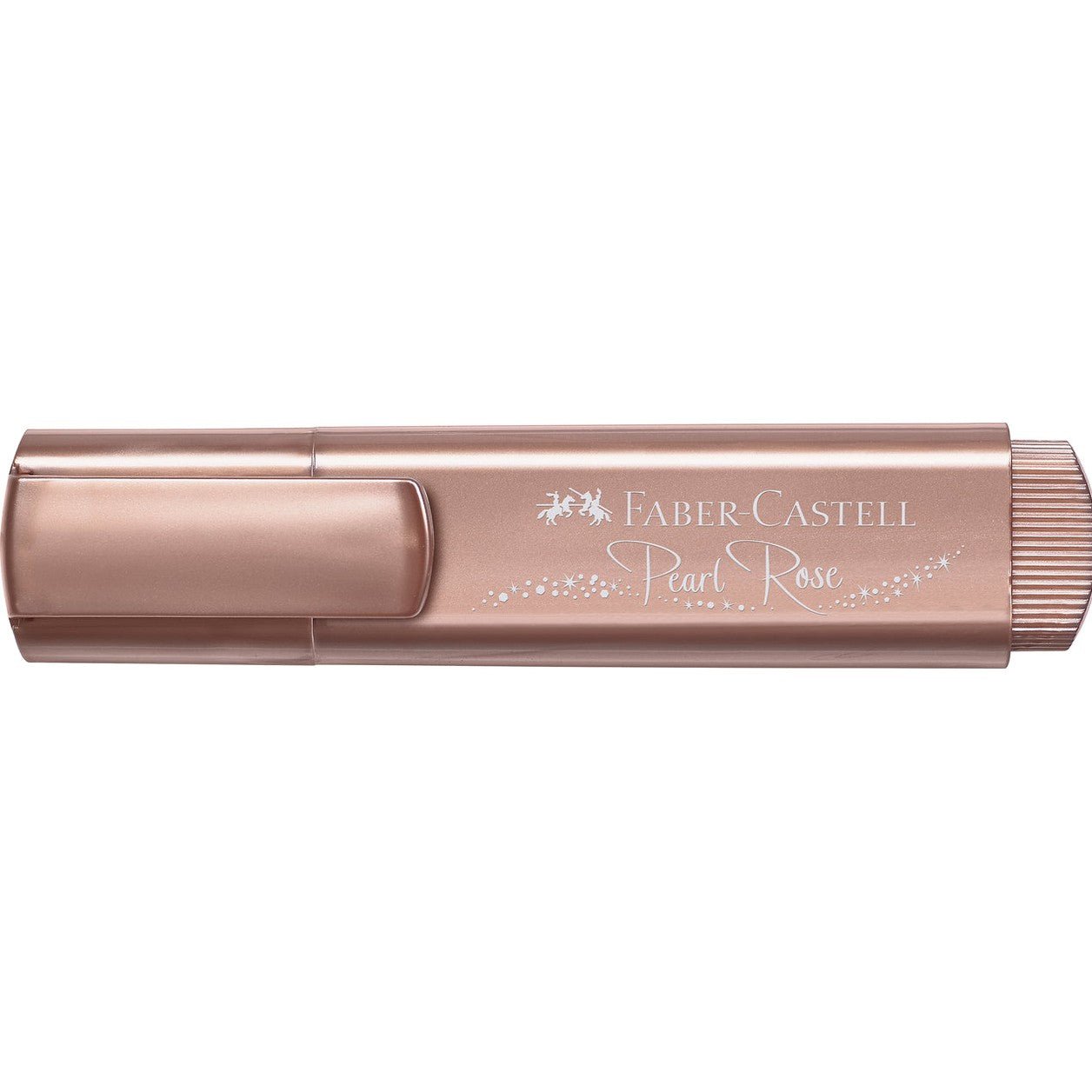 Sublinhador Faber-Castell Textliner Metálico Rosa - Papelaria Encantada